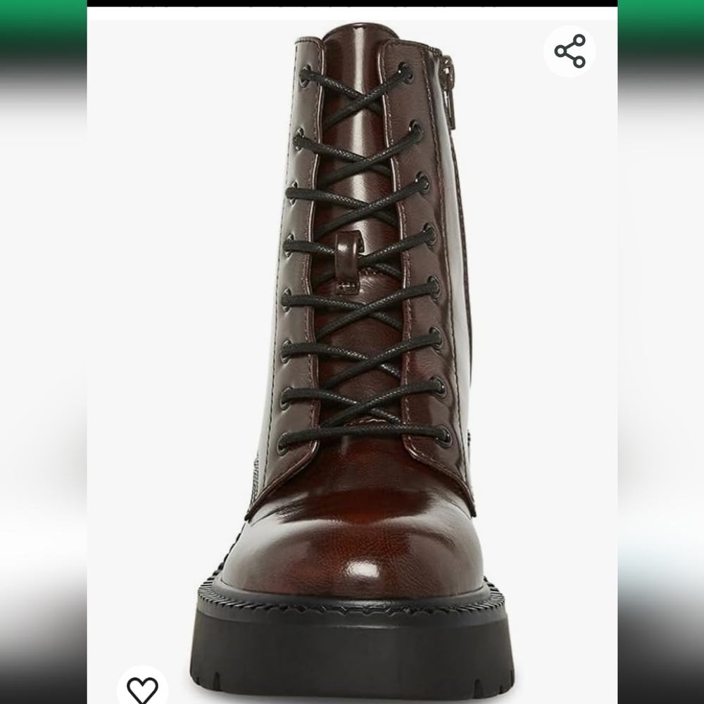 Brown Combat Boots - Picture 4 of 11